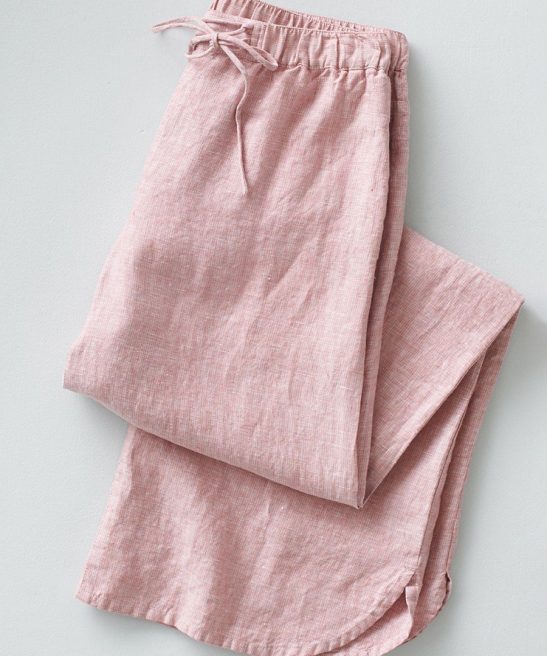 Women's Simple Solid Color Linen Pants