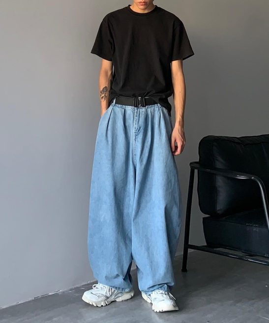 Loose High Street All-matching Wide Leg Trousers