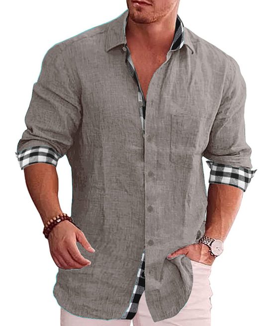 Ultimate Comfort Men's Casual Long Sleeve Shirt